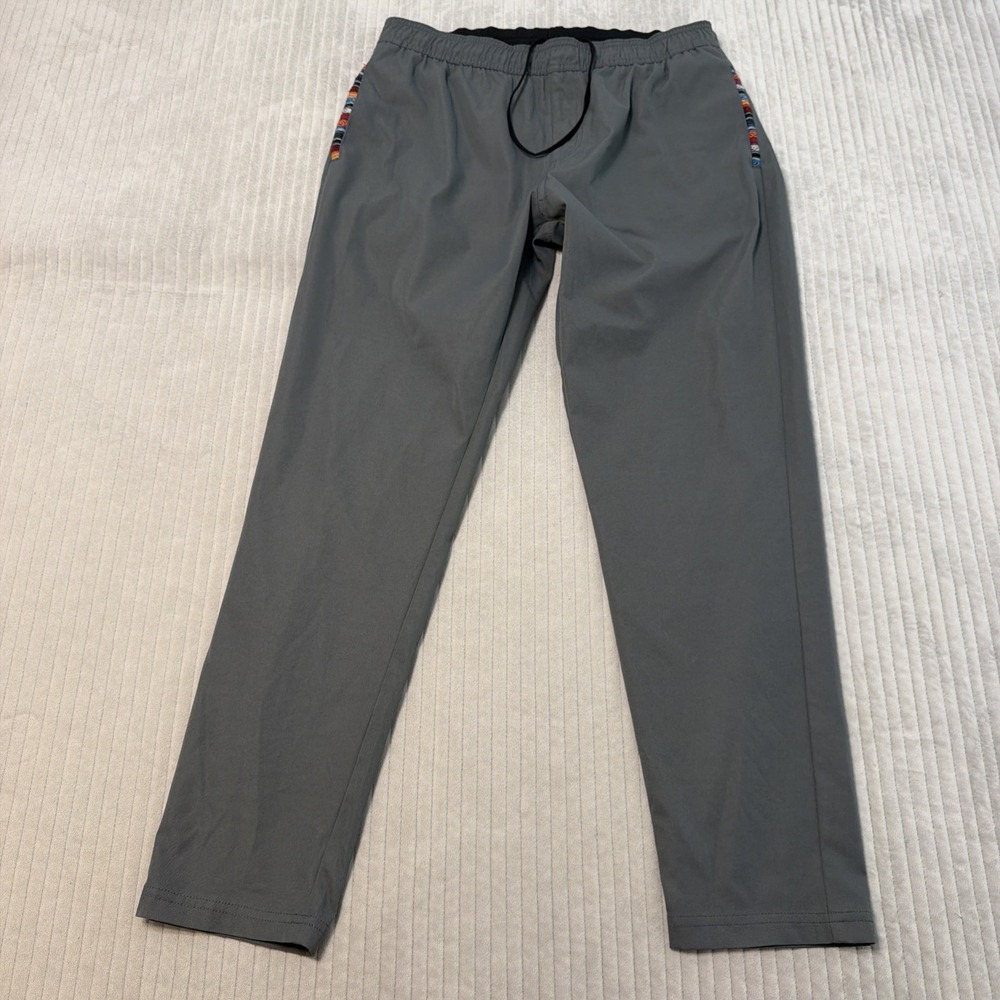 WOWIE Ramble Jogger Drawstring Pants Men's Large Gray